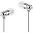id America Spark Hi-Definition Aluminum In-Ear Headphones - Aluminum Silver